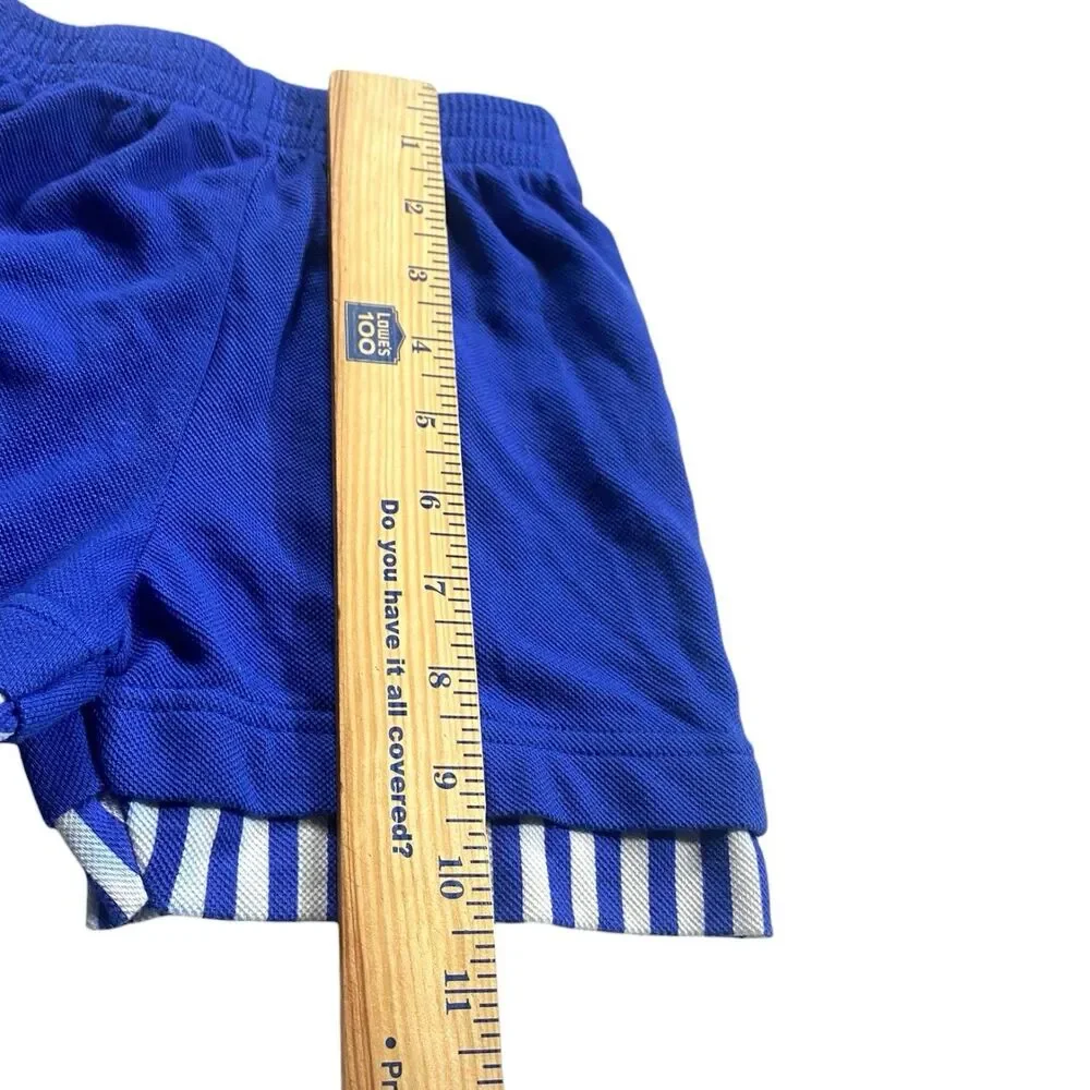 Vintage Buddy Boys Baby Boy 2pc Polo Shorts Set 18 Months Train Embroidered 90s